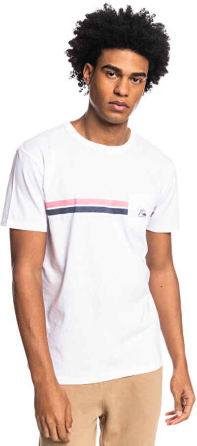 Maicë Quiksilver Stripedflow Regular Fit, e bardhë