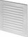 Mbulesë ventilimi METAL Air Vent Grille Cover, 250x250mm, metal, e bardhë