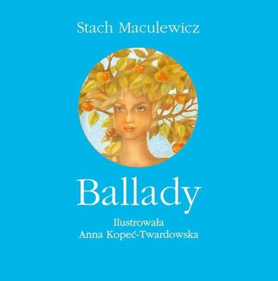 Libër me tregime Stach Maculewicz, Ballady, i ilustruar, kopertinë blu