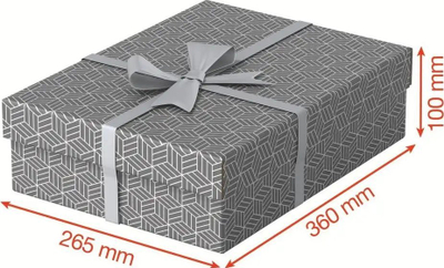 Set kuti ruajtjeje Esselte Home Storage and Gift Box Medium, 3 copë, gri