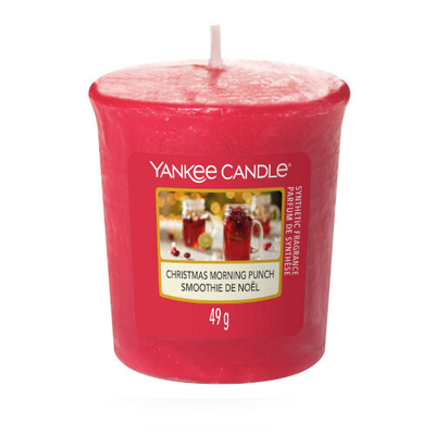 Qiri aromatik Yankee Candle Christmas Morning Punch, 49 g