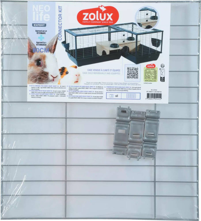 Set lidhës për kafaz Neolife Connect Cage, për kafaz 80 cm, rrjetë me 3 kapëse