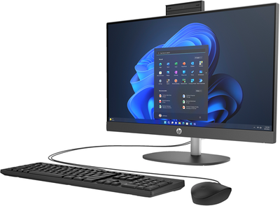 HP ProOne 240 G10 23.8″ AiO - All-in-One PC (Intel Core i5-1334U deri në 4.6 GHz, 16 GB DDR4-3200, 512 GB SSD, Intel Iris Xe Graphics, Wired Keyboard & Mouse, Iron Grey, FreeDOS)