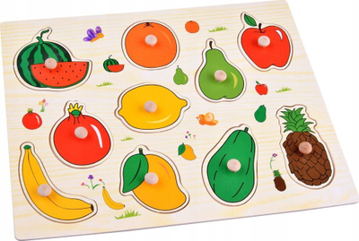 Puzzle druni Zamko ZA4722, figura fruta, 10 copa, shumëngjyrsh
