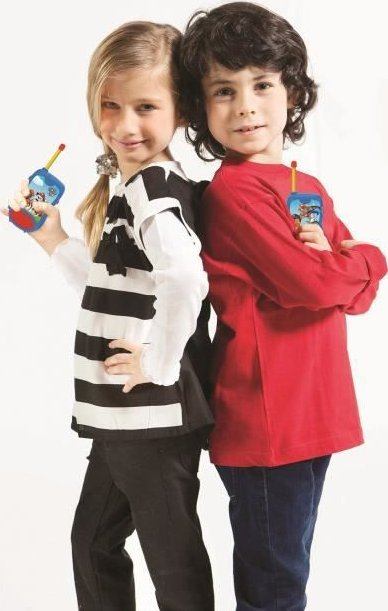 Lodra Walkie Talkie Paw Patrol, set 2 copë, rreze 100 m, shumëngjyrëshe