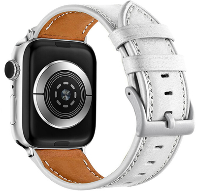 Rrip për orë të mençur 4wrist Apple Watch 38/40/41 mm, i bardhë