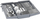 Enëlarëse e integruar Whirlpool WH6IC11BS7LA0, 44.8 cm, 11 sete, 9 programe, klasa C, e zezë