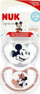 Biberon qetësues NUK Space Disney Mickey, silikon, 6-18m, rozë, 2 copë