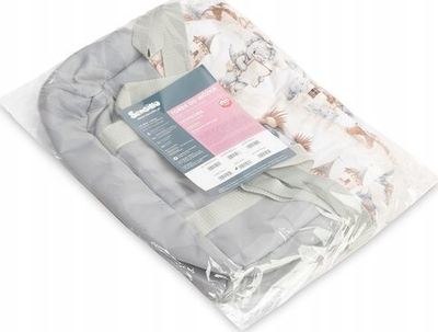 Torba karroce Sensillo Smoki Jeans, me organizues, gri