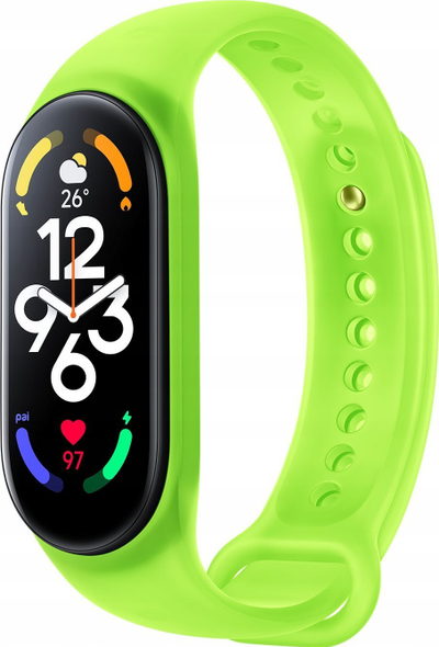 Rrip për Xiaomi Smart Band 7, zëvendësues, neon jeshil