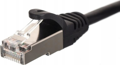 Kabllo rrjeti Netrack RJ45 Cat6 F UTP, 10m, e zezë