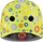 Helmë për kalamoj Globber Elite Lights Jr 507-106, përmasë 48-53 cm, me dritë LED, jeshile me lule
