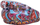 Karrige e fryrë Avenli Graffiti, PVC, 195x98x65cm, shumëngjyrëshe