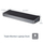 Stacion docking StarTech për tre ekrane USB 3.0, HDMI DP 4K, 5x USB, i zi gri