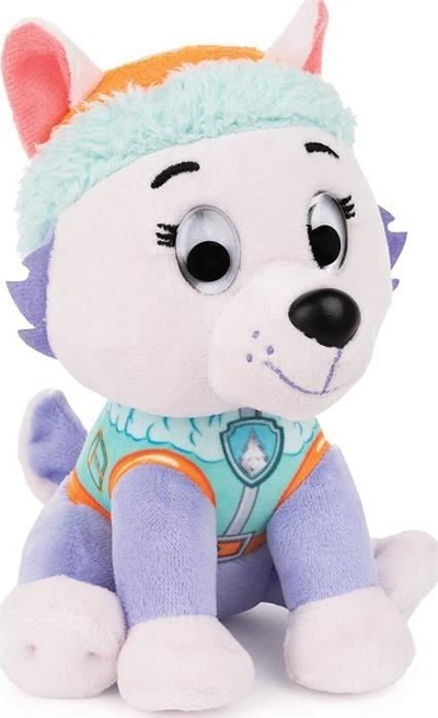 Lodër plushe Paw Patrol Everest, 15 cm, pastel vjollcë