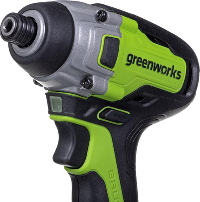 Makineri goditëse Greenworks GD24ID3, 24V, me bateri, e zezë