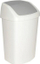 Kosh plehrash Rubbermaid Swing Top Bin R000877, 25L, plastike, i bardhë me gri