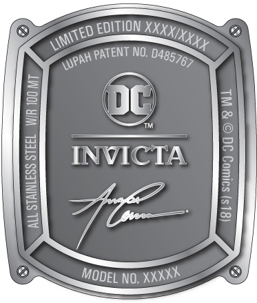 Orë dore Invicta DC Comics Harley Quinn 28370