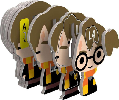 Lojë letra ASS Altenburger Harry Potter Magic Duel, me figura kartoni, për 2 lojtarë, shumëngjyrëshe