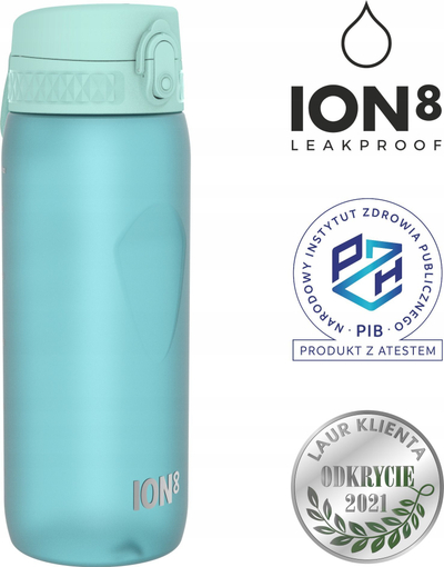 Shishe uji Ion8 Original, 750 ml, pa rrjedhje, blu e çelët