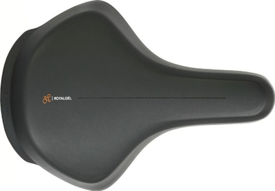 Shalë biçiklete Selle Royal On Moderate, xhel Royalgel, uniseks, e zezë