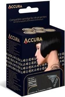 Bojë printeri Accura LC123, inkjet, kompatibile Brother, e zezë