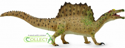 Фигура диносаурус Collecta Spinosaurus Walking, пластика, едукативна, многуобоена
