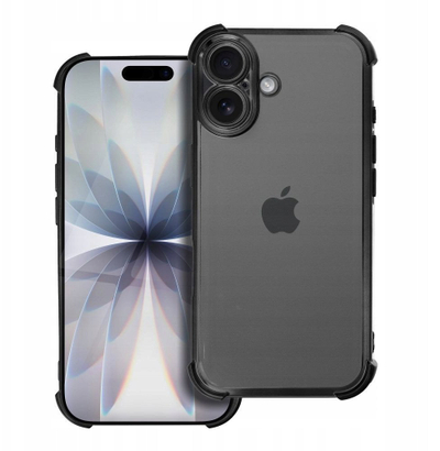 Futrollë telefoni OEM ANTISHOCK ELECTRO për iPhone 17, TPU, antishok, e zezë