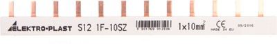 Shinë elektrike Elektro-Plast IZS16/1F/12, 1P, 16mm², 100A, 12 pika lidhëse