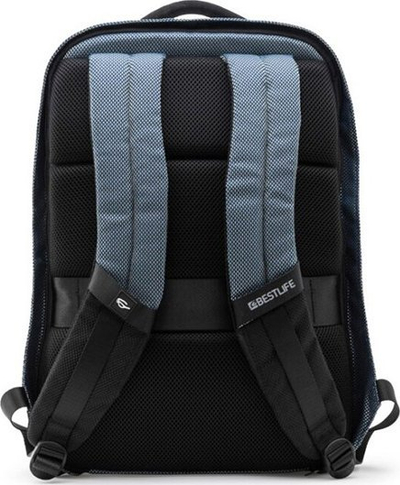 Çantë shpine BestLife Neoton 2.0 BB-3537BU, 15.6\", port USB, blu navy