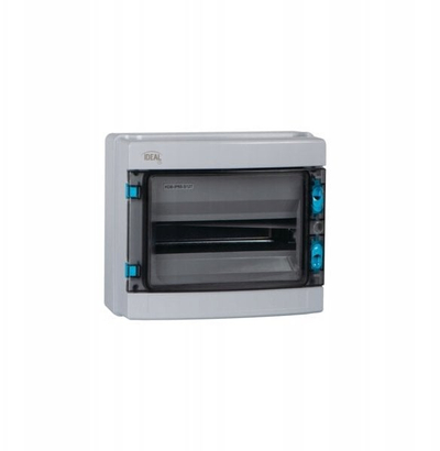 Kuti sigurish Kanlux IDEAL TS KDB IP65, 12 module, montim sipërfaqësor, gri