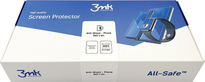 Mbrojtës ekrani 3MK All-Safe Anti-Shock, për telefon, transparent