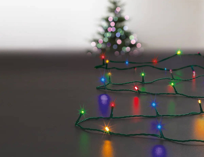 Zinxhir dritash dekorativ Fééric Lights and Christmas, 320 LED, shumëngjyrësh