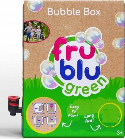 Lëng flluskash Fru Blu Bubble Box Green, 5 litra, me rubinet, jeshil