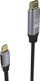 Kабел INCA ITCH-20, USB Type C во HDMI, 2 m, црн