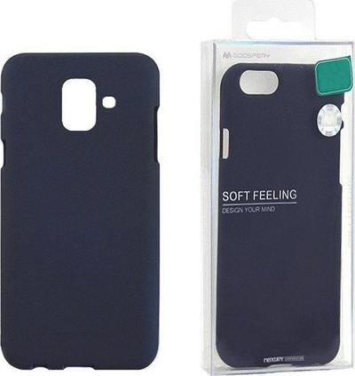 Këllëf telefoni Mercury Soft Feeling për iPhone 14 Pro, silikoni, blu