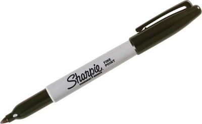 Сет маркери Sharpie Fine, заоблено врвче, 24 парчиња, црни