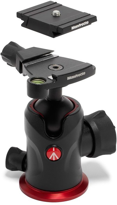 Фотографски статив Manfrotto 190X, алуминиум, со топчеста глава, црн