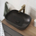 Lavaman banjoje Cersanit Moduo 50, countertop, drejtkëndor, antracit mat