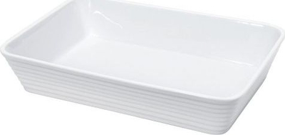 Enë pjekje Kuchenprofi Casserole Dish, drejtkëndore 20 cm, porcelan, e bardhë
