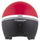 Helmetë moto CASSIDA Oxygen 2.0 Jawa OHC, polikarbonat, vizor dielli, e kuqe mat e zezë e bardhë