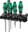 Set kaçavidash Wera Screwdriver Set 05105656001, 6 pjesë, me mbajtëse, shumëngjyrësh