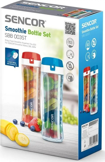 Kapak smoothie Sencor SBB 003ST, për blender, plastike, gri