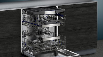 Lavastovilje e integrueshme Siemens SX87TX00CE, 60cm, 14 sete, e zezë