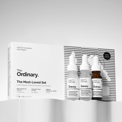 Set mini The Ordinary, Niacinamide 10% + Zinc 1%, 10ml + Hyaluronic Acid 2% + B5, 10ml + Caffeine solution 5%+EGCG, 10ml