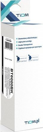 Tinte printeri Tiom Ink Brother 6000BN BT6000BK BTD60BK, 115ml, e zezë