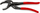 Këlmasa për sifona sanitare Knipex 81 01 250, hapje 25-80mm, dorezë antirrëshqitëse