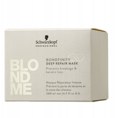 Maskë flokësh Schwarzkopf Bondfinity, për flokë të dëmtuar, për flokë të lyer, beige