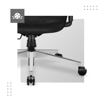 Karrige zyre Mark Adler Expert 9.5, ergonomike, e zezë