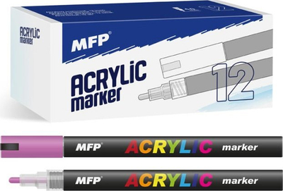 Marker akrilik MFP Acrylic Marker, majë 4 mm, vjollcë